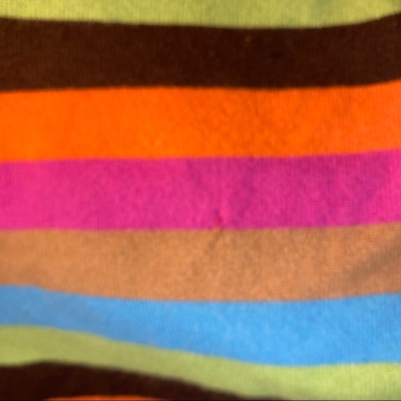 Vintage Mainbocher Cashmere Striped V Neck Sweater Size Medium - Picture 7 of 12